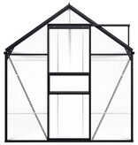 VidaXL Tuinkas 8,17 m³ aluminium antracietkleurig
