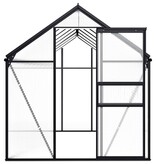 VidaXL Tuinkas 8,17 m³ aluminium antracietkleurig