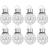 VidaXL Solarlamp hangend 8 st LED's RGB