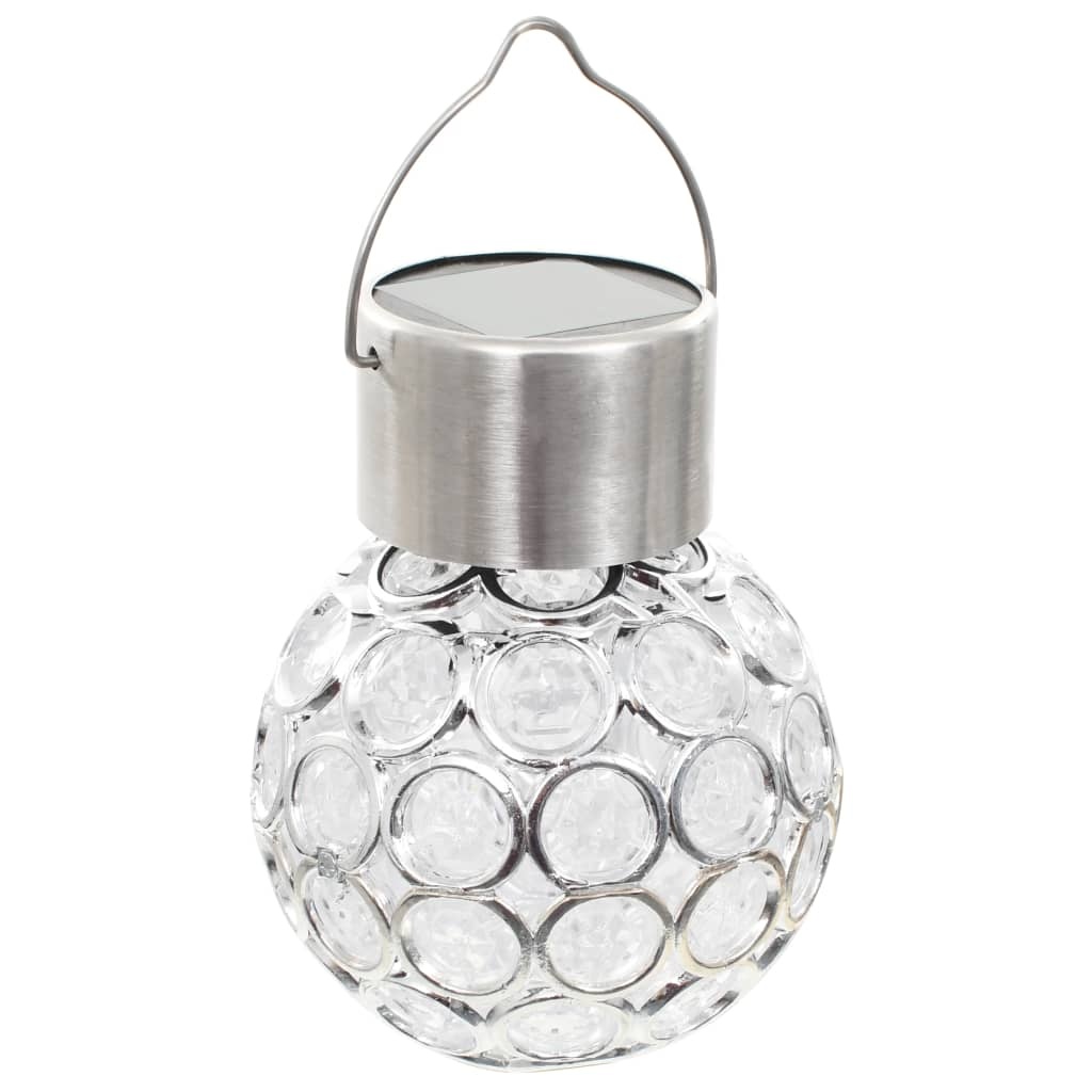 VidaXL Solarlamp hangend 8 st LED's RGB