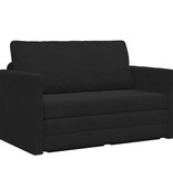 VidaXL Vouwsofa Bed Zwart 124 x 71 x 78 cm Fluweel