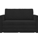 VidaXL Vouwsofa Bed Zwart 124 x 71 x 78 cm Fluweel