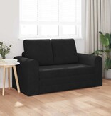 VidaXL Vouwsofa Bed Zwart 148 x 71 x 83 cm Fluweel