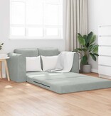 VidaXL Vouwsofa Bed Lichtgrijs 148 x 71 x 83 cm Fluweel
