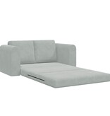VidaXL Vouwsofa Bed Lichtgrijs 148 x 71 x 83 cm Fluweel