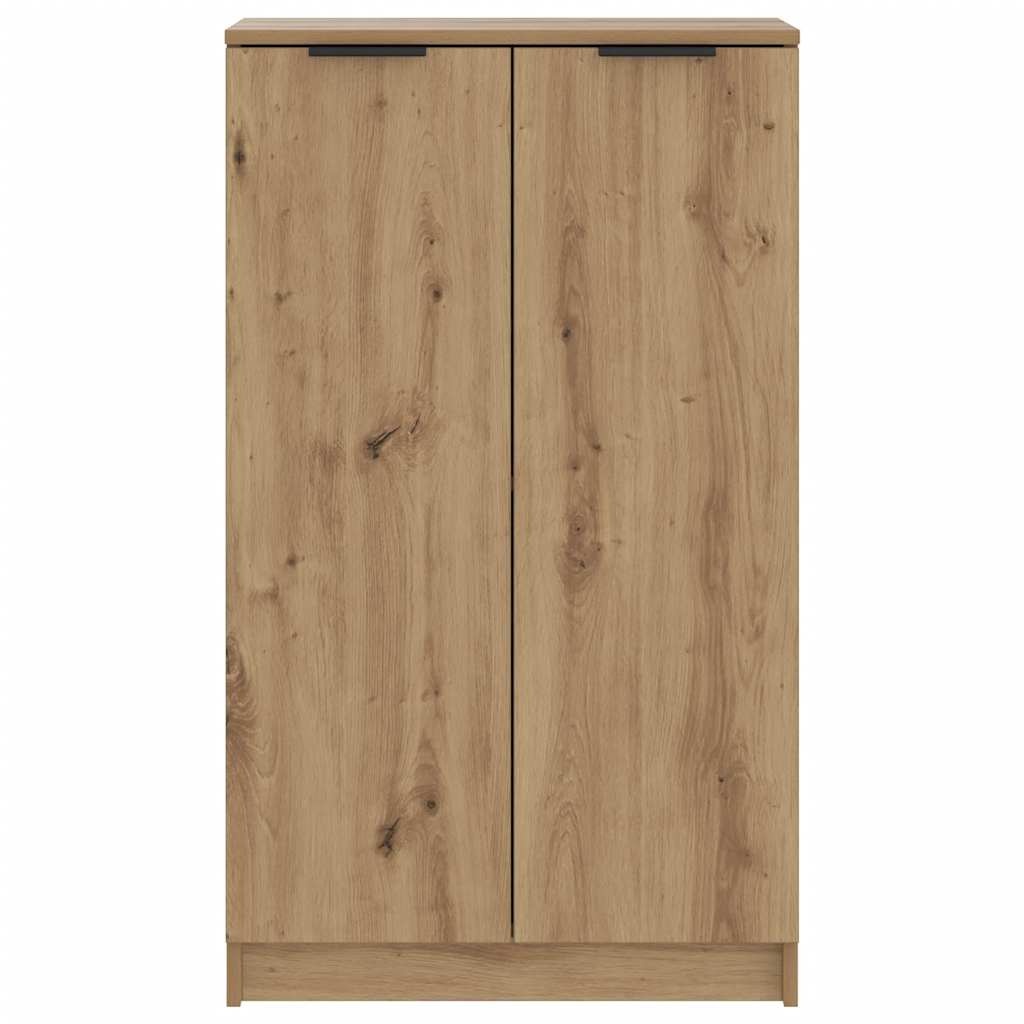 VidaXL Schoenenkast 59x35x100,5 cm bewerkt hout artisanaal eikenkleur