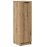 VidaXL Schoenenkast 29,5x35x100,5 cm bewerkt hout artisanaal eiken