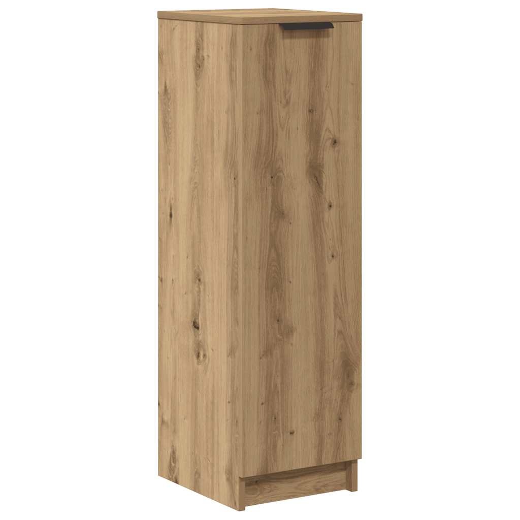 VidaXL Schoenenkast 29,5x35x100,5 cm bewerkt hout artisanaal eiken