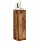 VidaXL Schoenenkast 29,5x35x100,5 cm bewerkt hout oud houtkleurig