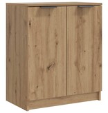 VidaXL Schoenenkast 59x35x70 cm bewerkt hout artisanaal eikenkleurig