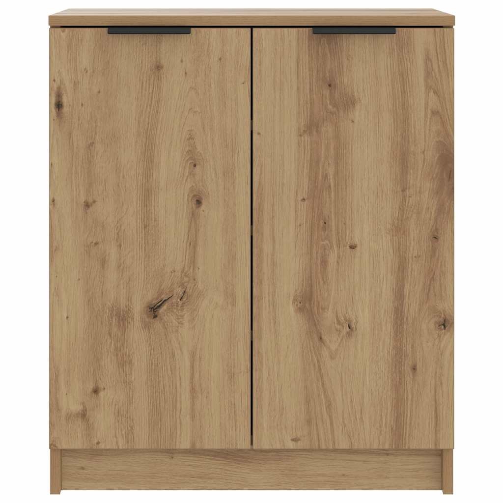 VidaXL Schoenenkast 59x35x70 cm bewerkt hout artisanaal eikenkleurig