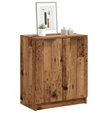 VidaXL Schoenenkast 59x35x70 cm bewerkt hout oud houtkleurig