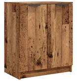 VidaXL Schoenenkast 59x35x70 cm bewerkt hout oud houtkleurig