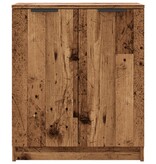 VidaXL Schoenenkast 59x35x70 cm bewerkt hout oud houtkleurig