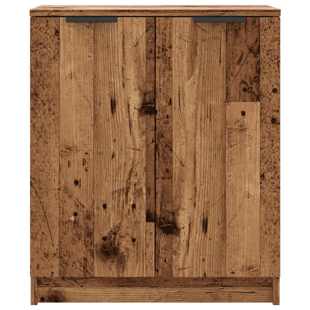 VidaXL Schoenenkast 59x35x70 cm bewerkt hout oud houtkleurig