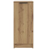 VidaXL Schoenenkast 29,5x35x70 cm bewerkt hout artisanaal eikenkleur