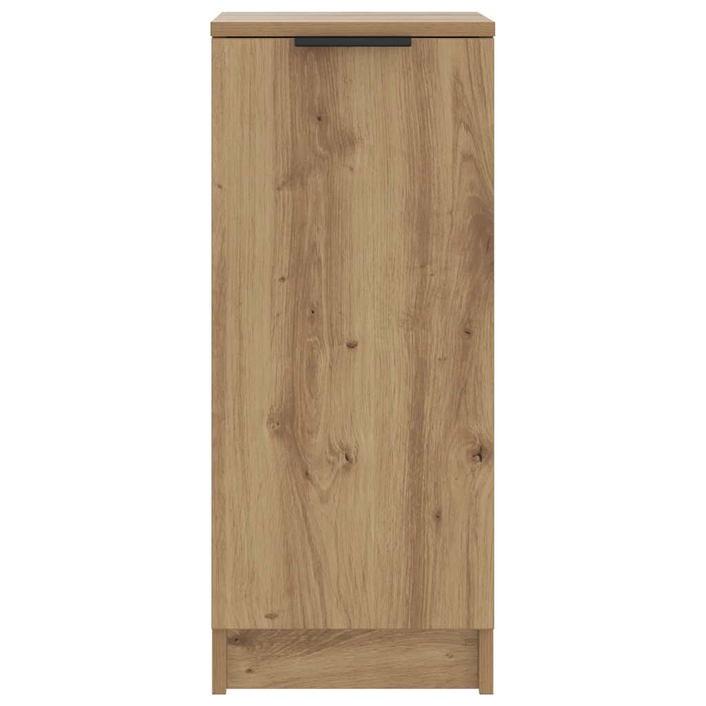 VidaXL Schoenenkast 29,5x35x70 cm bewerkt hout artisanaal eikenkleur