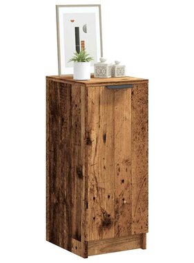 VidaXL Schoenenkast 29,5x35x70 cm bewerkt hout oud houtkleurig