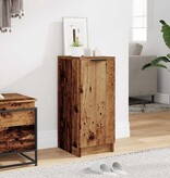 VidaXL Schoenenkast 29,5x35x70 cm bewerkt hout oud houtkleurig