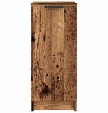 VidaXL Schoenenkast 29,5x35x70 cm bewerkt hout oud houtkleurig