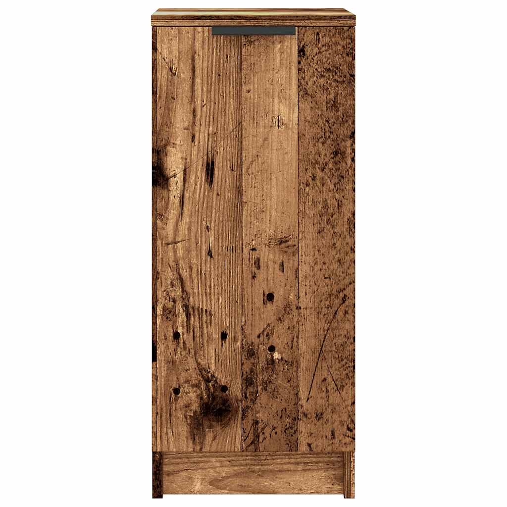 VidaXL Schoenenkast 29,5x35x70 cm bewerkt hout oud houtkleurig