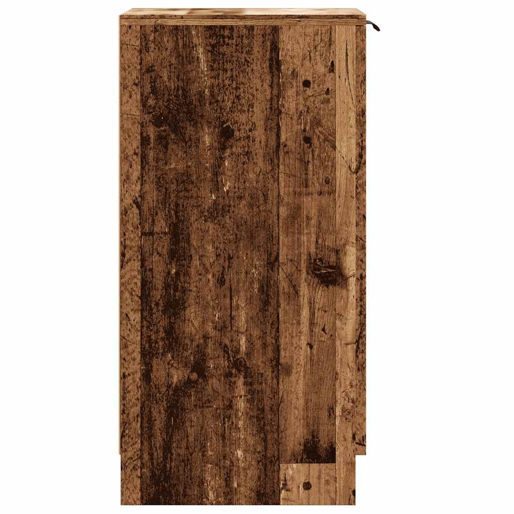 VidaXL Schoenenkast 29,5x35x70 cm bewerkt hout oud houtkleurig