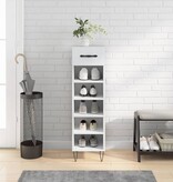 VidaXL Schoenenkast 30x35x105 cm bewerkt hout wit