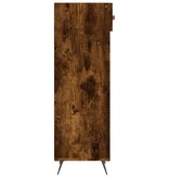 VidaXL Schoenenkast 30x35x105 cm bewerkt hout gerookt eikenkleurig