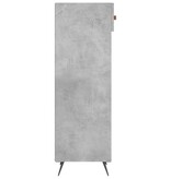VidaXL Schoenenkast 30x35x105 cm bewerkt hout betongrijs