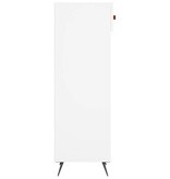 VidaXL Schoenenkast 30x35x105 cm bewerkt hout wit