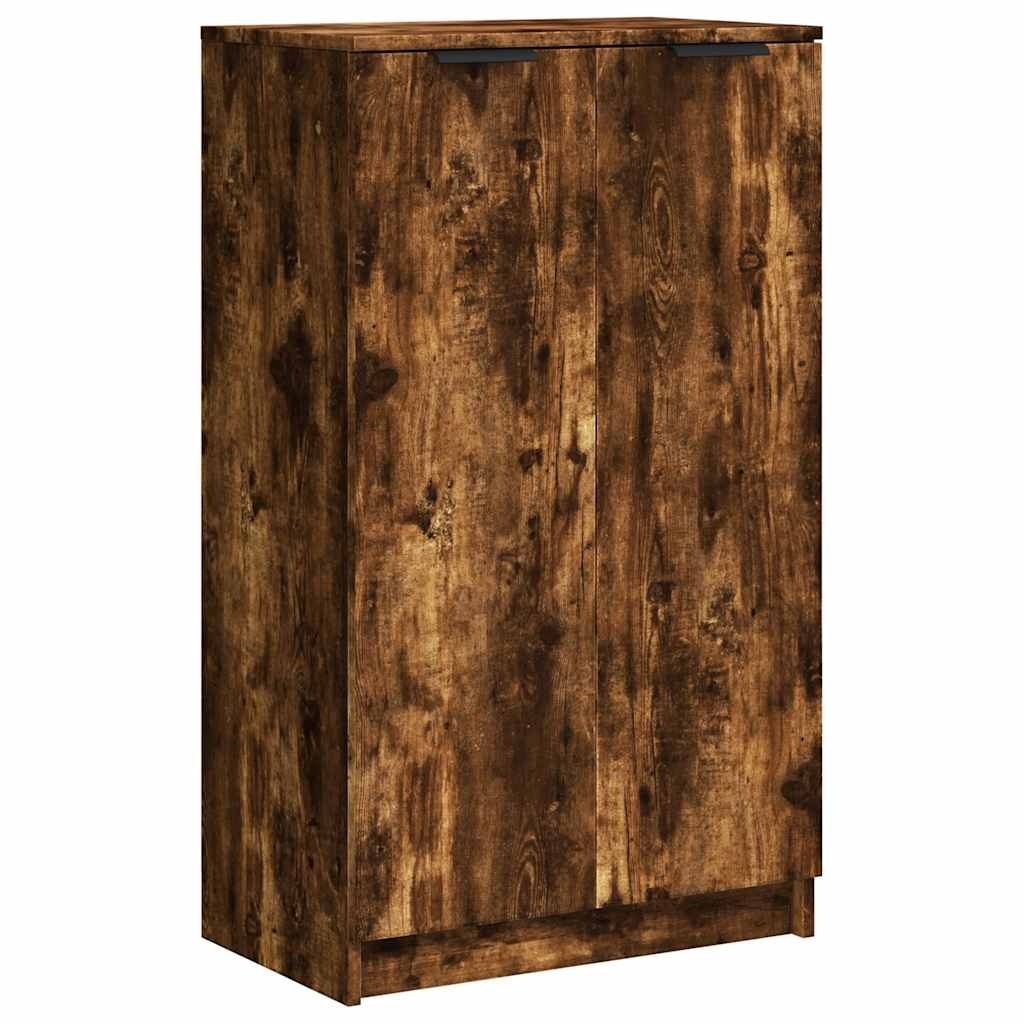 VidaXL Schoenenkast 59x35x100 cm bewerkt hout gerookt eikenkleurig