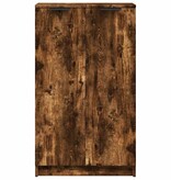 VidaXL Schoenenkast 59x35x100 cm bewerkt hout gerookt eikenkleurig
