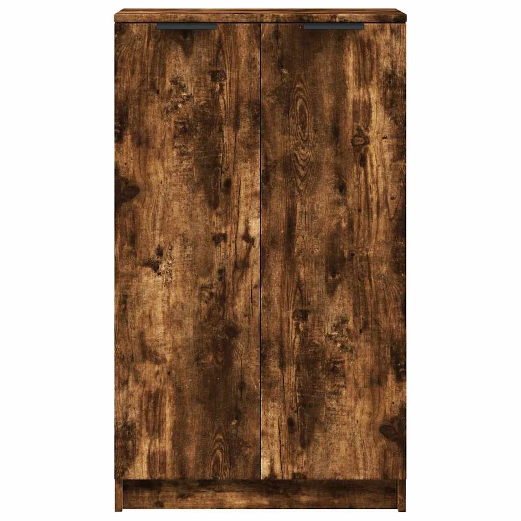 VidaXL Schoenenkast 59x35x100 cm bewerkt hout gerookt eikenkleurig