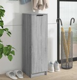 VidaXL Schoenenkast 30x35x100 cm bewerkt hout grijs sonoma eikenkleur