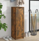 VidaXL Schoenenkast 30x35x100 cm bewerkt hout gerookt eikenkleurig
