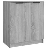VidaXL Schoenenkast 59x35x70 cm bewerkt hout grijs sonoma eikenkleurig