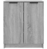 VidaXL Schoenenkast 59x35x70 cm bewerkt hout grijs sonoma eikenkleurig