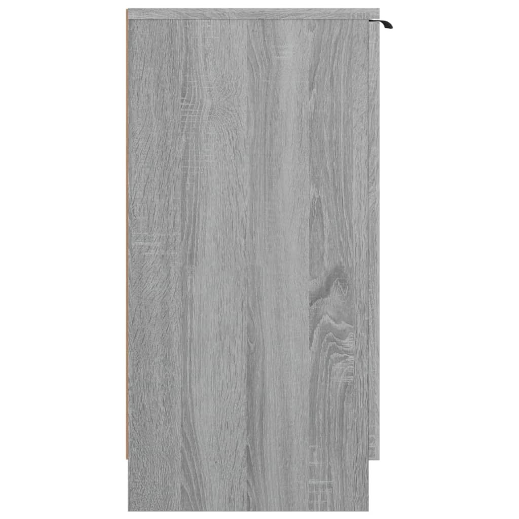 VidaXL Schoenenkast 59x35x70 cm bewerkt hout grijs sonoma eikenkleurig