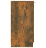 VidaXL Schoenenkast 59x35x70 cm bewerkt hout gerookt eikenkleurig