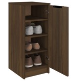 VidaXL Schoenenkast 30x35x70 cm bewerkt hout bruin eikenkleur