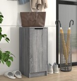 VidaXL Schoenenkast 30x35x70 cm bewerkt hout grijs sonoma eikenkleurig