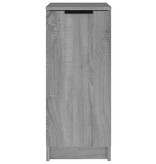 VidaXL Schoenenkast 30x35x70 cm bewerkt hout grijs sonoma eikenkleurig