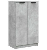 VidaXL Schoenenkast 59x35x100,5 cm bewerkt hout betongrijs