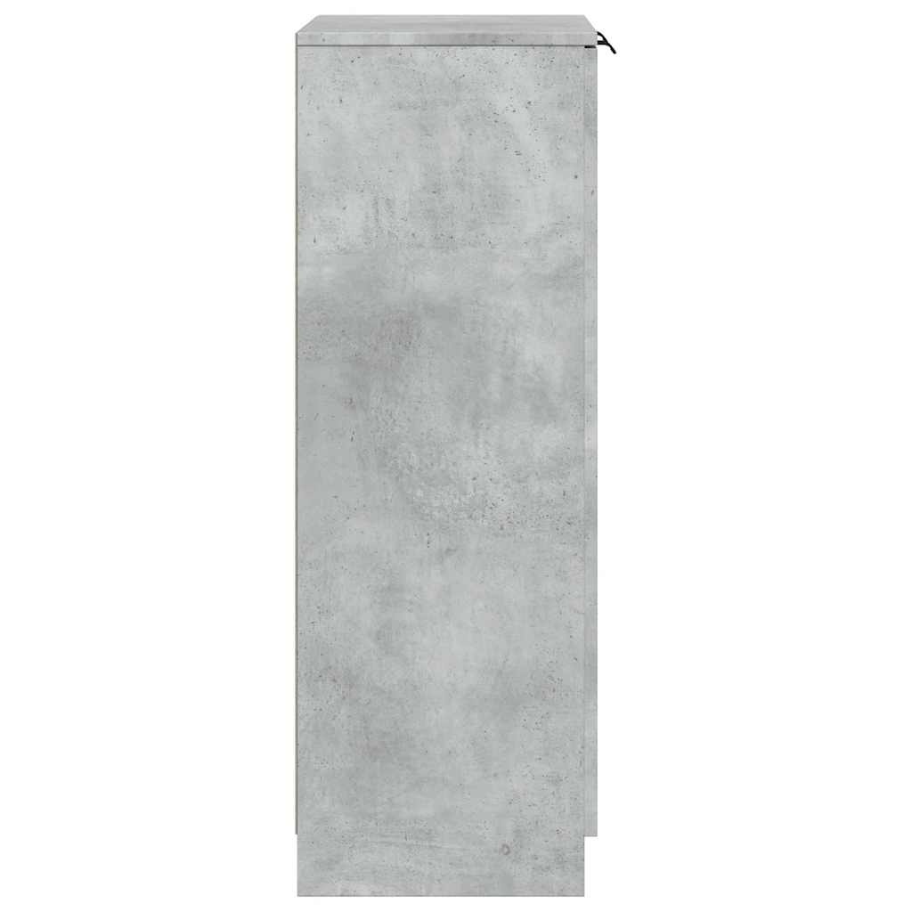 VidaXL Schoenenkast 59x35x100,5 cm bewerkt hout betongrijs