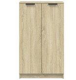 VidaXL Schoenenkast 59x35x100,5 cm bewerkt hout sonoma eikenkleurig