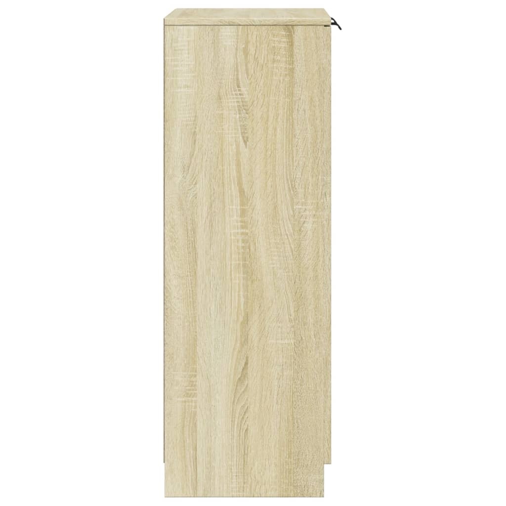 VidaXL Schoenenkast 59x35x100,5 cm bewerkt hout sonoma eikenkleurig