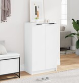 VidaXL Schoenenkast 59x35x100,5 cm bewerkt hout wit
