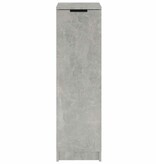 VidaXL Schoenenkast 30x35x100 cm bewerkt hout betongrijs