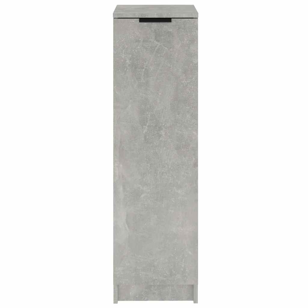 VidaXL Schoenenkast 30x35x100 cm bewerkt hout betongrijs