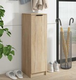 VidaXL Schoenenkast 30x35x100 cm bewerkt hout sonoma eikenkleurig